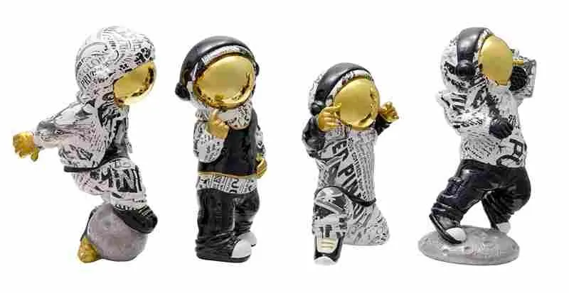Lacorne Décoration NP-33 Quator Astro Street sculpture H20 cm