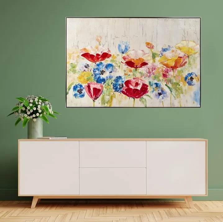 Lacorne Decoration Florale 24475/3 déco murale 80x120 cm